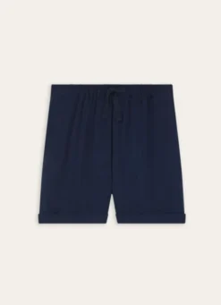 SHORT EN GAZE DE COTON ENCRE