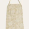 TABLIER À FLEURS RALY BEIGE