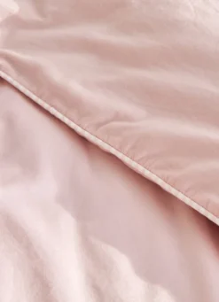 TAIE D’OREILLER ENFANT EN COTON LAVÉ ROSE
