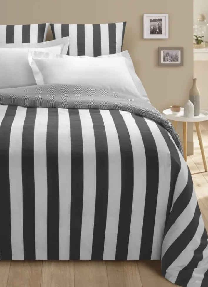 TAIE D'OREILLER UNIE EN COTON BLANC