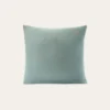 TAIE ENFANT EN GAZE DE COTON BRODERIE FEUILLE MOUSSE