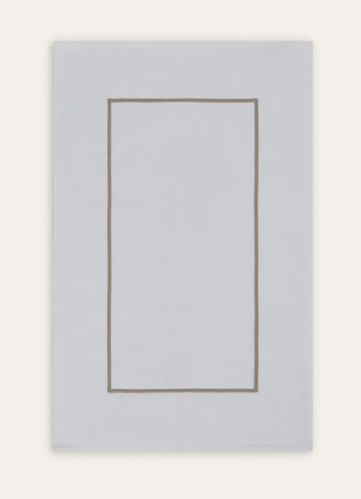 TAPIS DE BAIN BLANC/BEIGE
