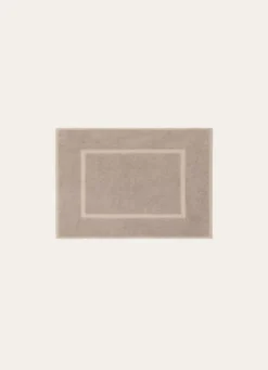 TAPIS DE BAIN COTON MOELLEUX ZÉRO TORSION GREGE