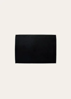 TAPIS DE BAIN EN COTON UNI 650GR NOIR