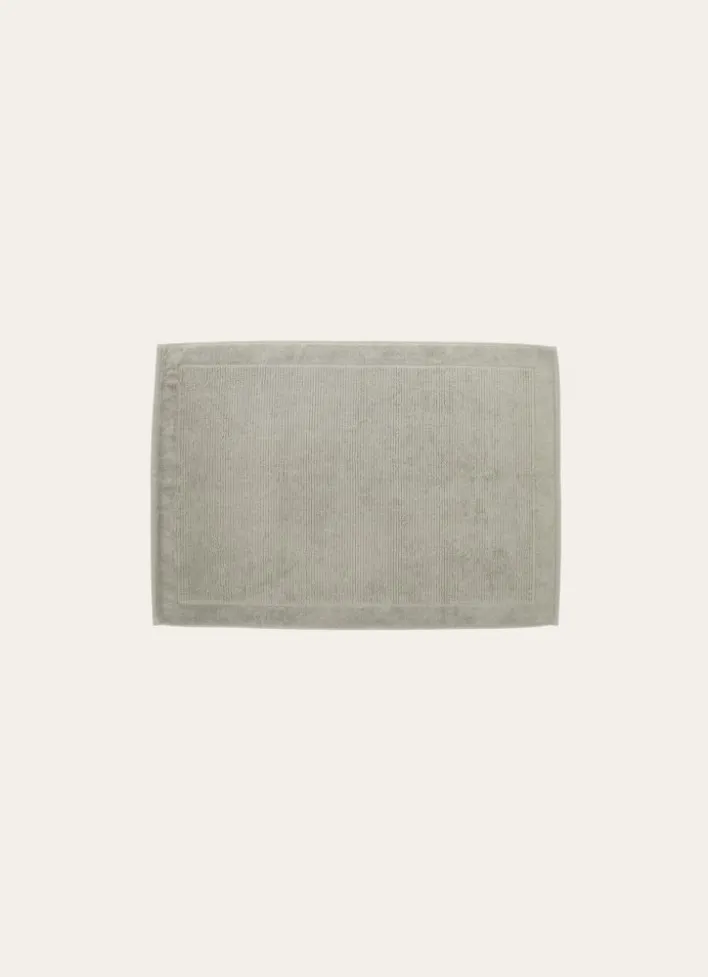 TAPIS DE BAIN EN COTON UNI 650GR TAUPE