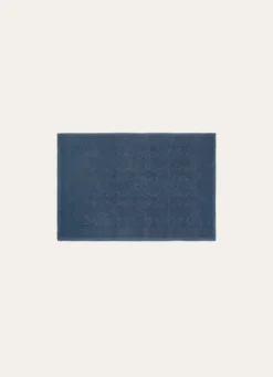 TAPIS DE BAIN JACQUARD UNI ANTIDÉRAPANT BLEU CASCADE