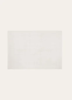 TAPIS DE BAIN JACQUARD UNI ANTIDÉRAPANT BLANC CASSÉ