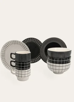 TASSE GEOM NOIR