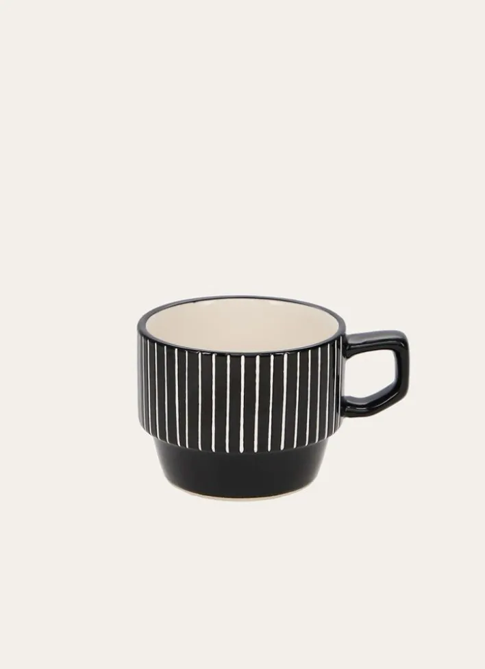 TASSE GEOM NOIR