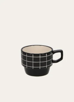 TASSE GEOM NOIR