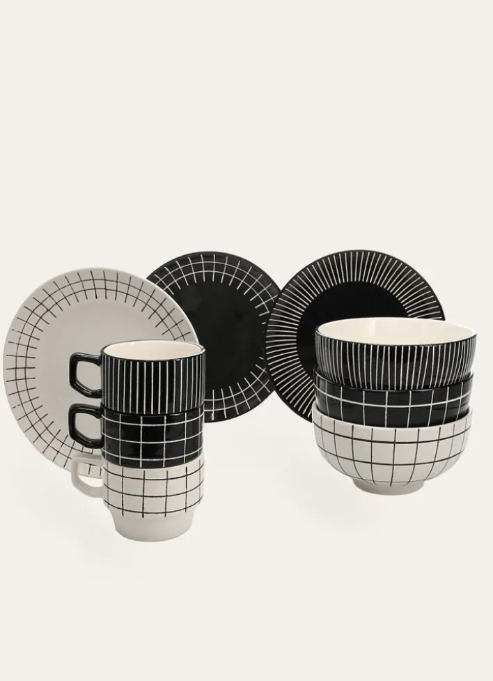 TASSE GEOM NOIR