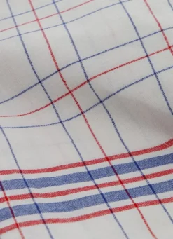 TORCHON EN COTON À CARREAUX MULTICOLORE