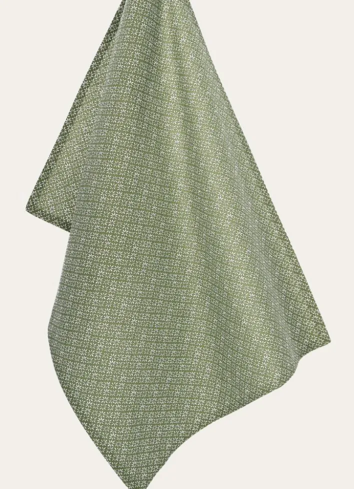TORCHON EN COTON MINI MOTIFSKAKI