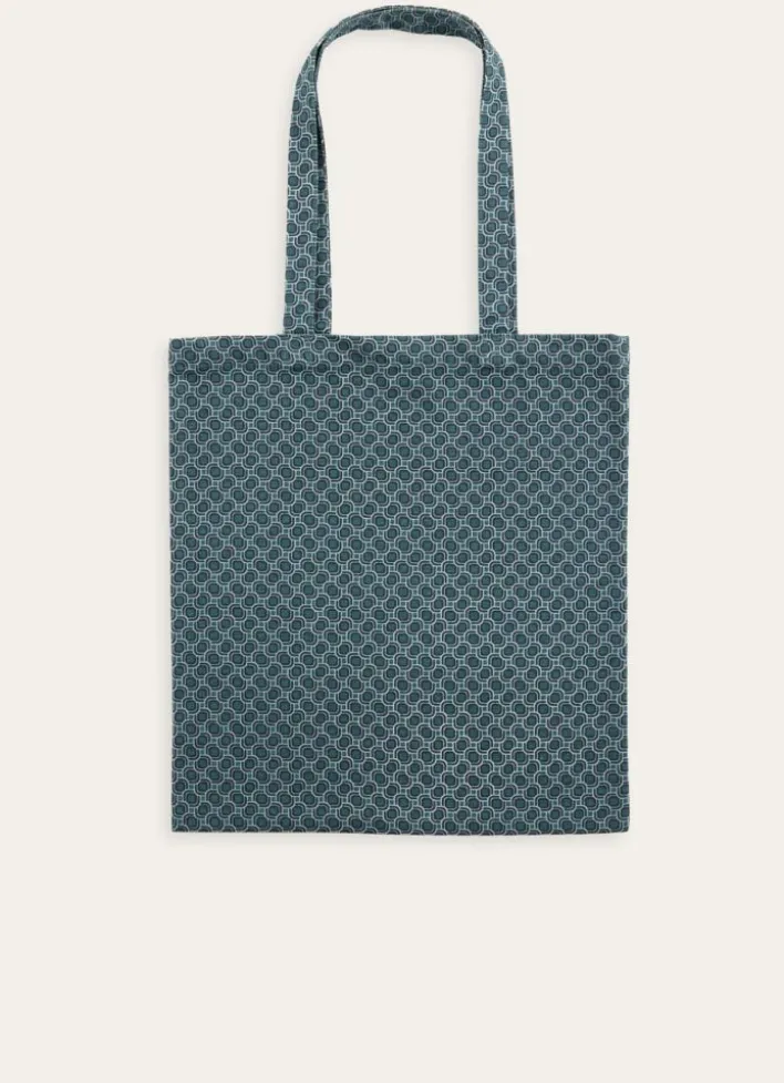 TOTE BAG EN COTON IMPRIMÉ MULTICO GÉOMÉTRIQUE IMPRIME MULTICOLORE