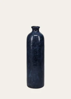 VASE EMAILLÉ EN HAUTEUR BLEU