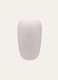 VASE EN TERRE-CUITE EMBOSSÉ POINÇON BLANC