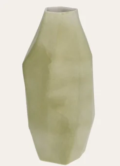 VASE MULTIPLES FACETTES vert