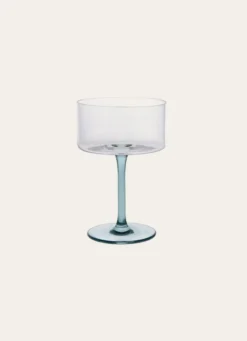 VERRE À EAU SUR PIED ALVIN VERT D'EAU