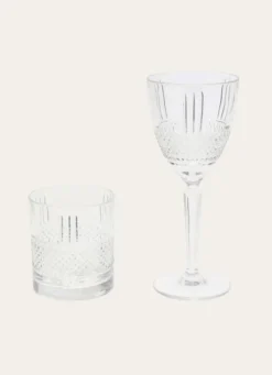 VERRE EN CRISTALLIN TRANSPARENT TRANSPARENT