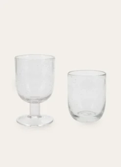 VERRE À PIED BULLÉ LUBERON TRANSPARENT