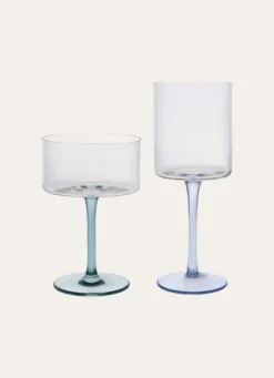 VERRE À VIN SUR PIED ALVIN BALTIQUE