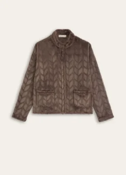 VESTE POLAIRE CASEL BRUN
