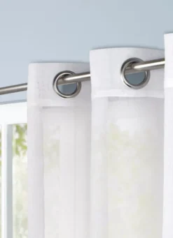 VOILAGE UNI - H260CM BLANC